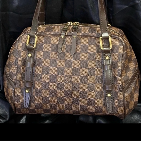 Louis Vuitton Handbags - Louis Vuitton Brown Checkered Shoulder Bag Rivington PM authentic